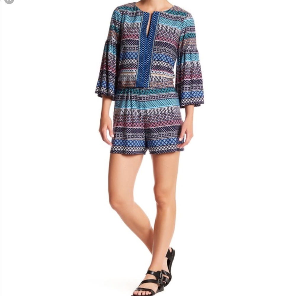 Laundry by Design Bell Sleeve Romper